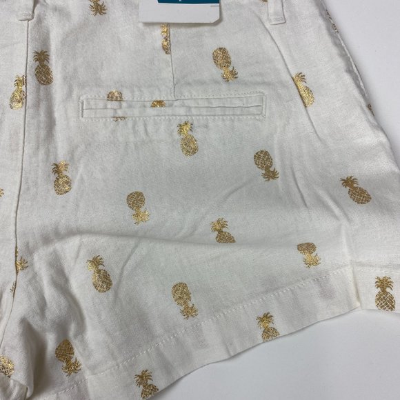 Old Navy Pineapple Print Shorts Women's Size 2 NWT - Picture 4 of 10